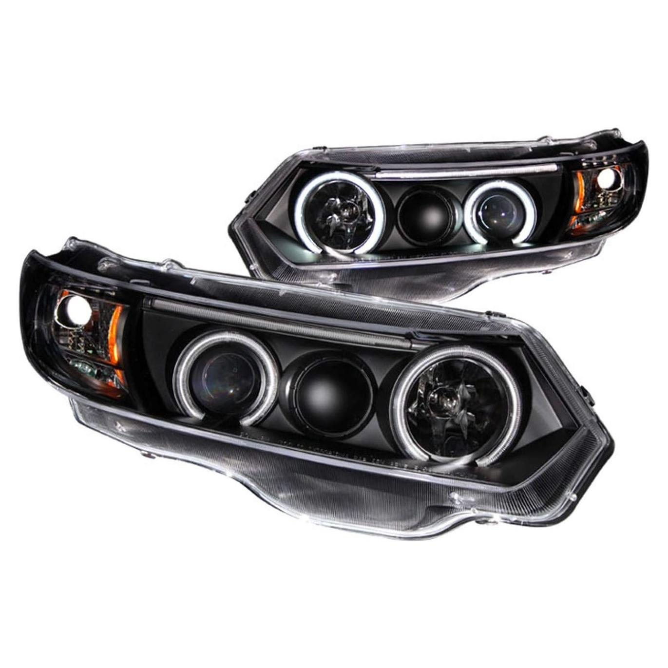 Faros Proyector Anzo USA 121062 para Honda Civic - Negro