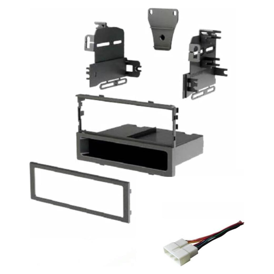 Kit de instalación de radio de coche ZYX Single DIN para Honda