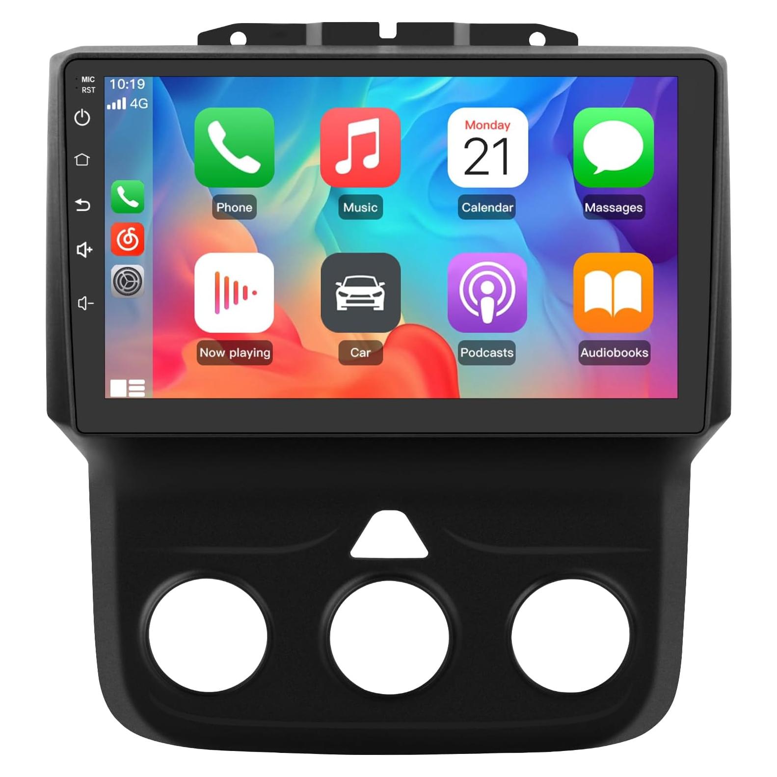 Estéreo Android AWESAFE para Dodge RAM 1500 2500 3500 AC Manual 2+32GB