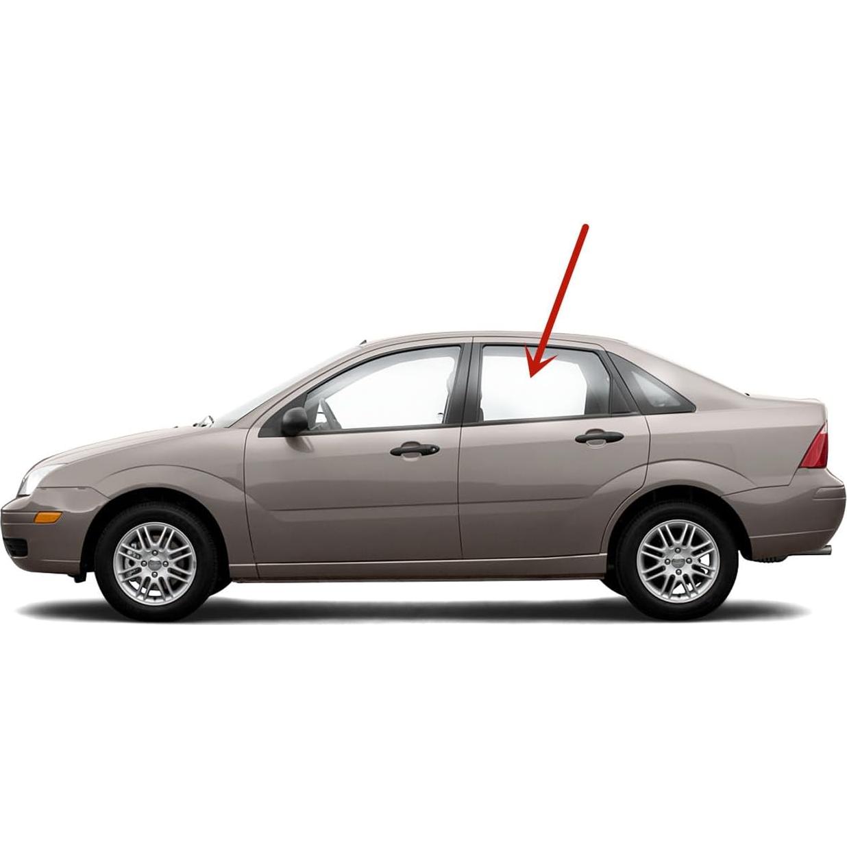 Cristal Ventana Puerta Trasera Izquierda Ford Focus 2000-2007