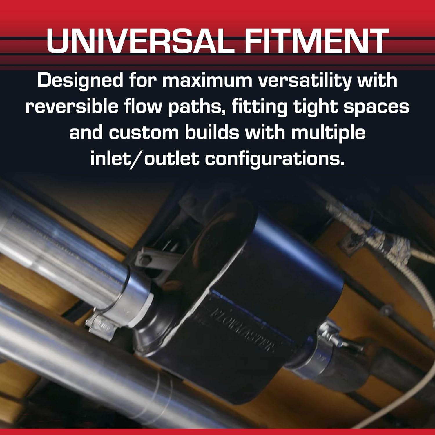 Silenciador Flowmaster Super 10 2.5" Acero Inoxidable 409