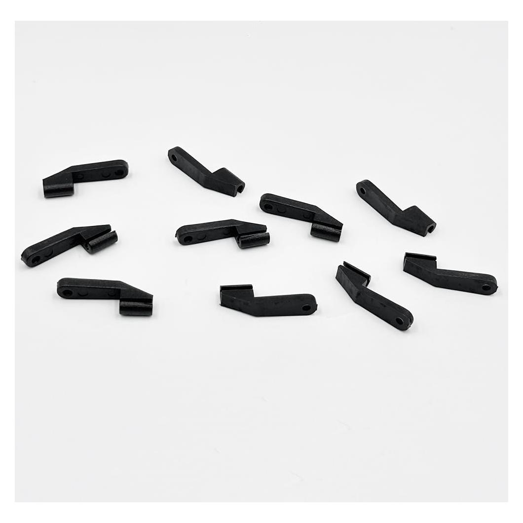 10 Sujetadores Plásticos URIMPAVIDO para Aviones RC 2mm