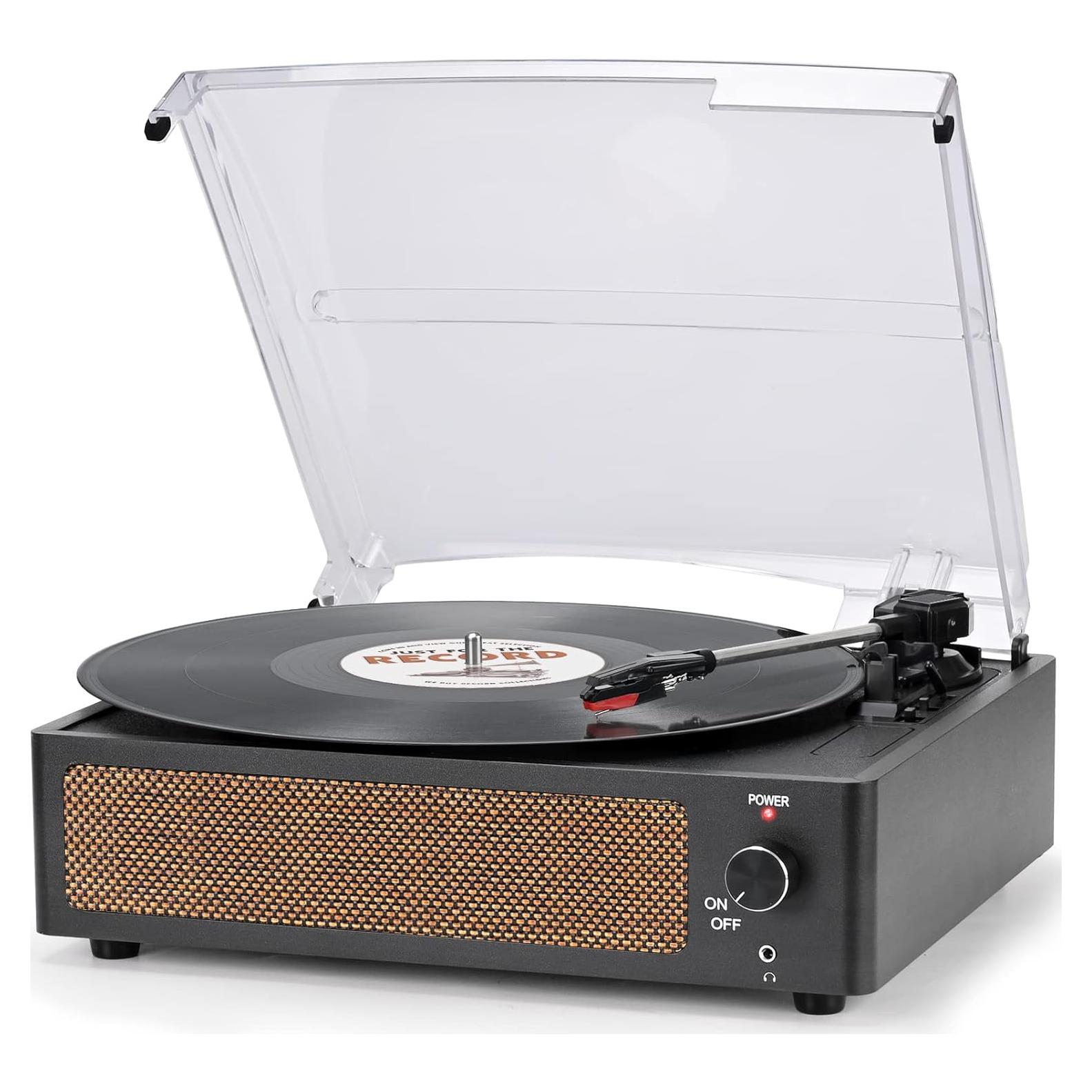 Reproductor de Vinilo Seasonlife R608 Vintage 3 Velocidades