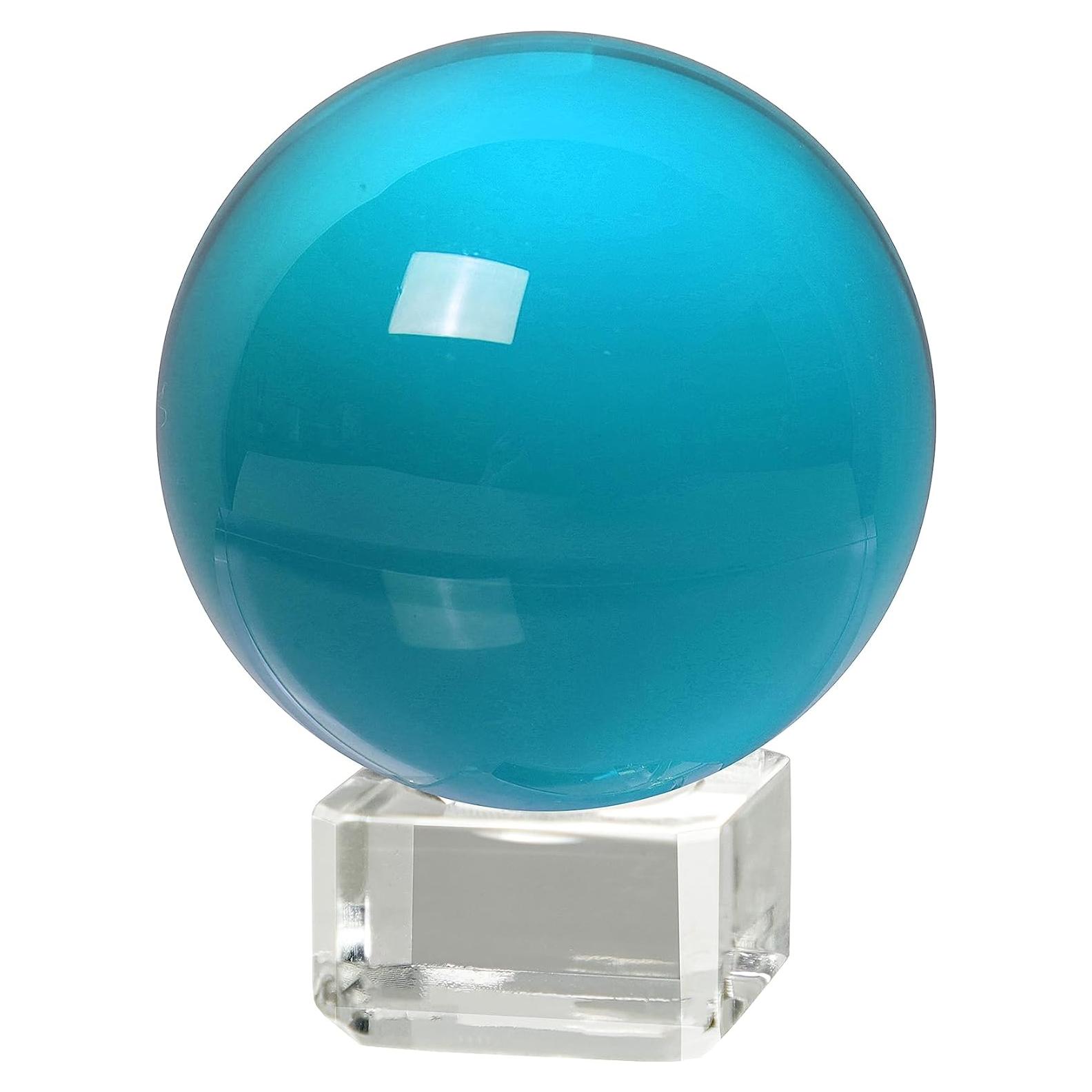 Bola de Cristal K9 50mm Longwin con Soporte Gratis Azul