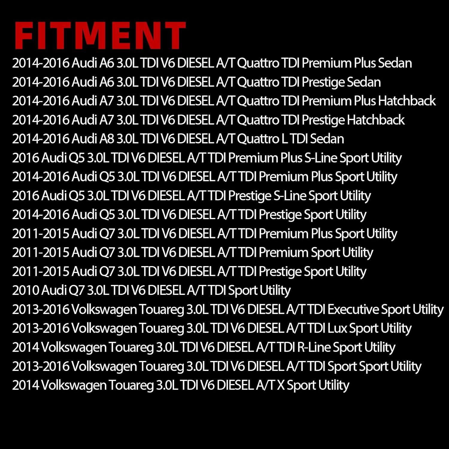 Tapa de Válvula del Motor MITZONE Lado Derecho Audi VW 3.0L