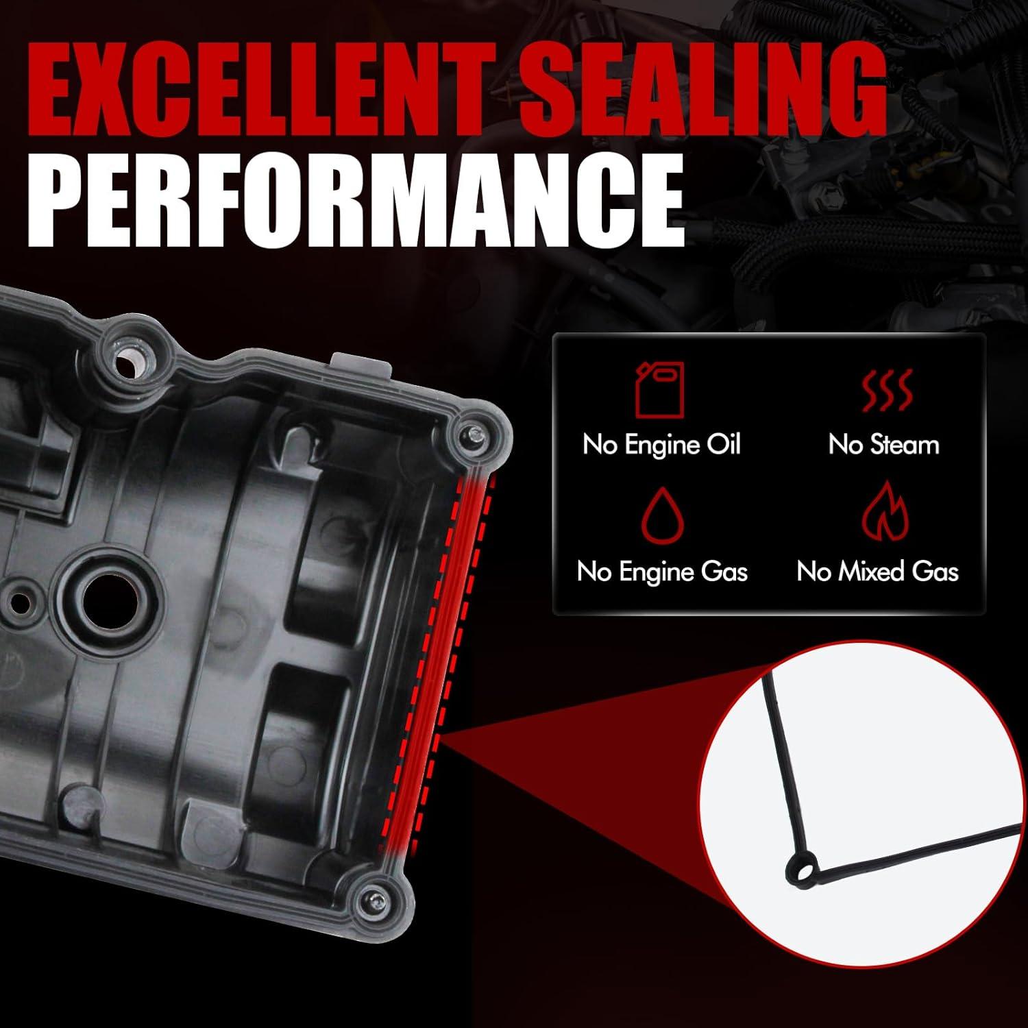 Tapa de Válvula del Motor MITZONE Lado Derecho Audi VW 3.0L