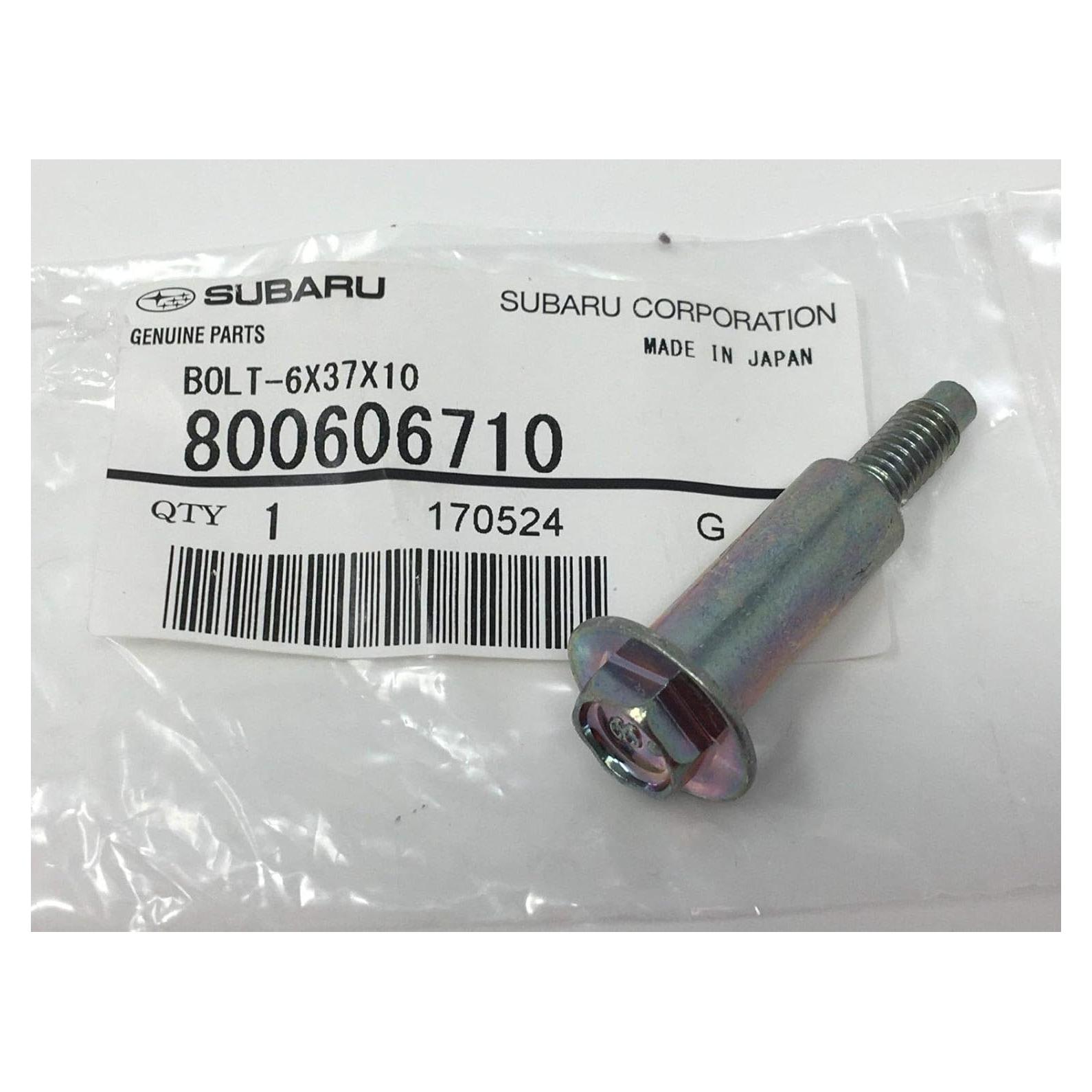 Tornillo de tapa de válvula Subaru 800606710 6x37mm OEM