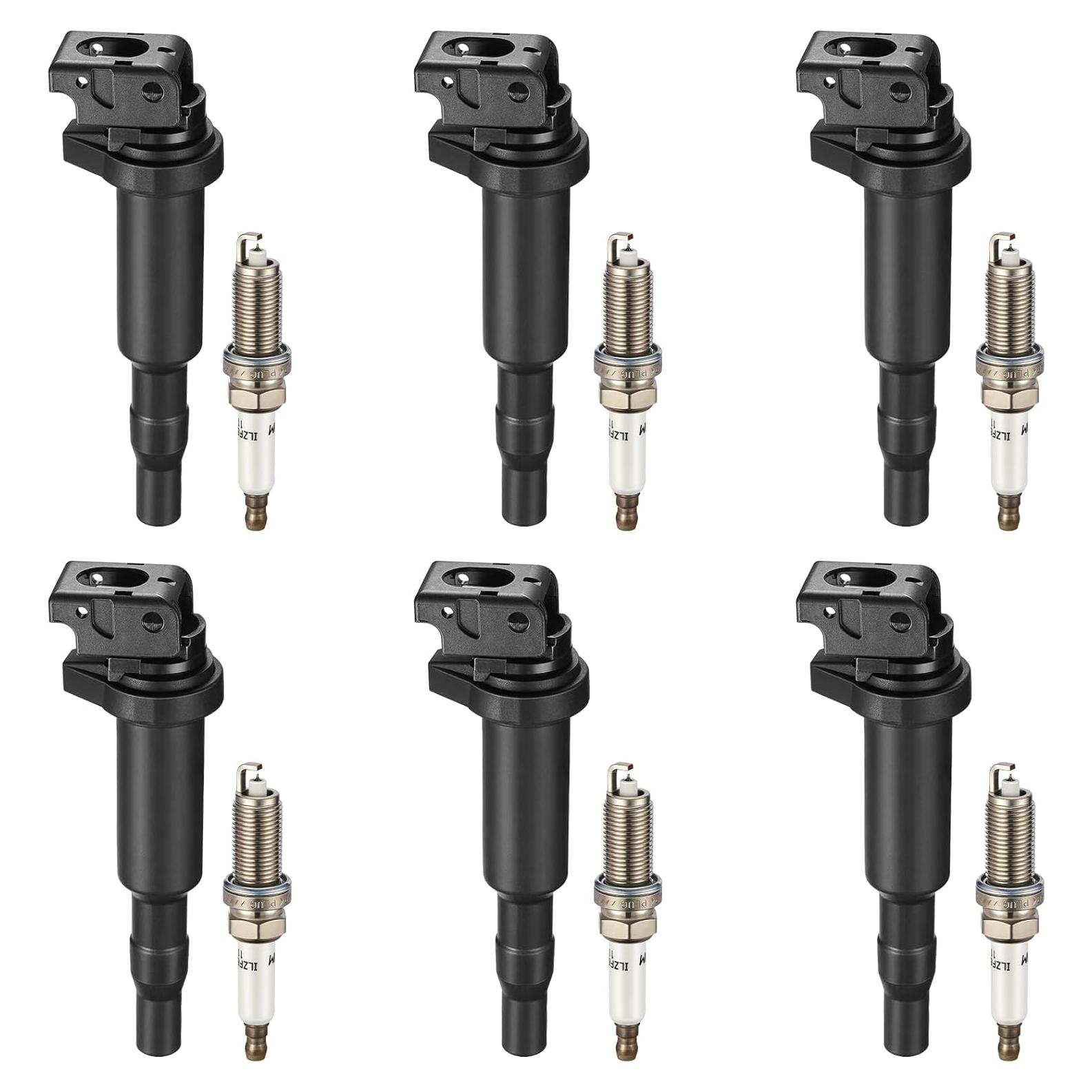 Bobinas de Encendido y Bujías BDFHYK para BMW 6 Piezas