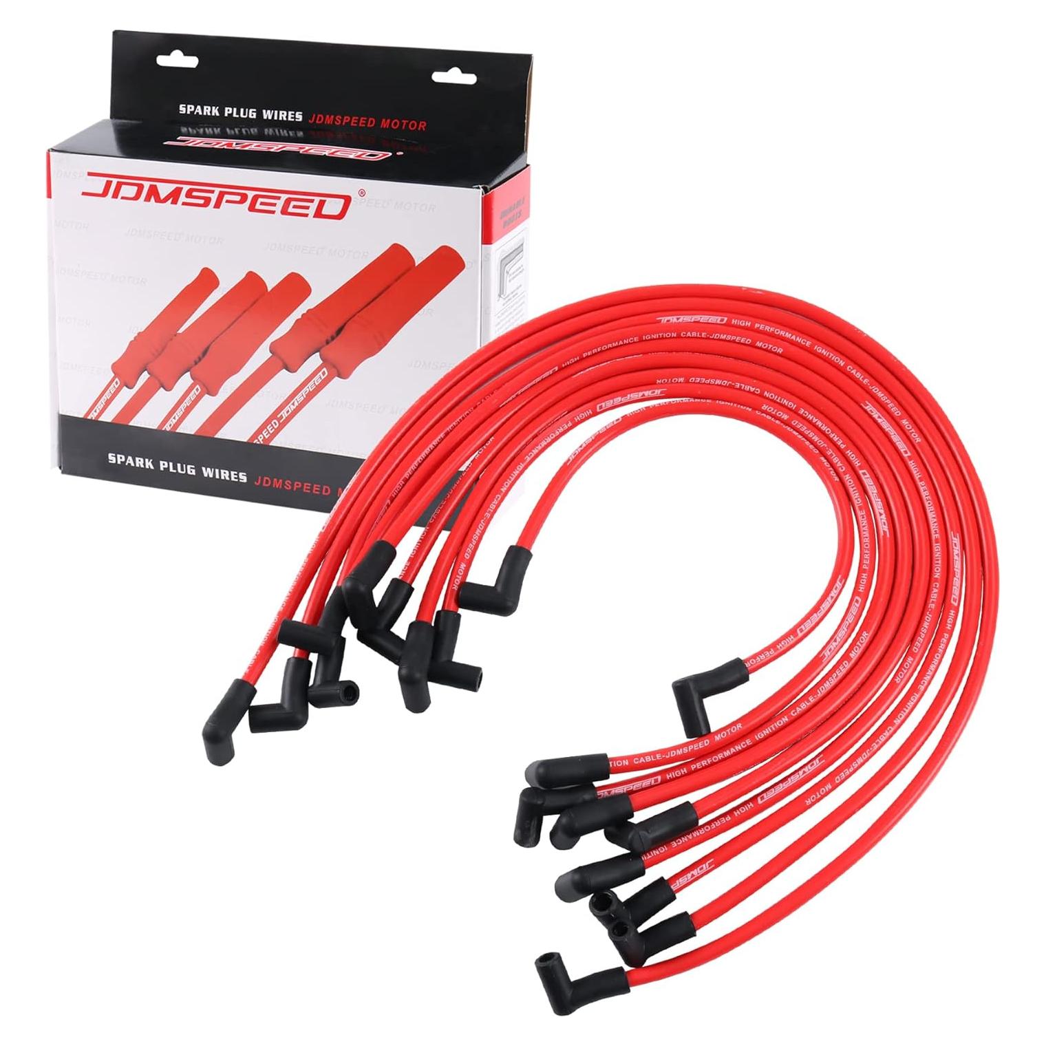 Juego de Cables de Bujía 10.5mm JDMSPEED para Chevrolet SBC/BBC