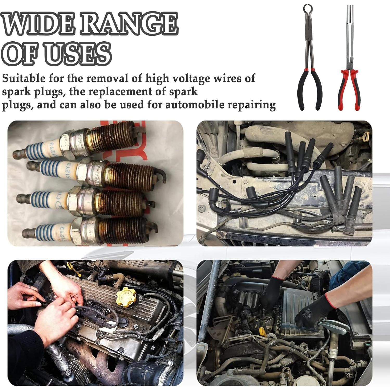 Kit de herramientas para bujías Figpade - 2 piezas, acero al carbono