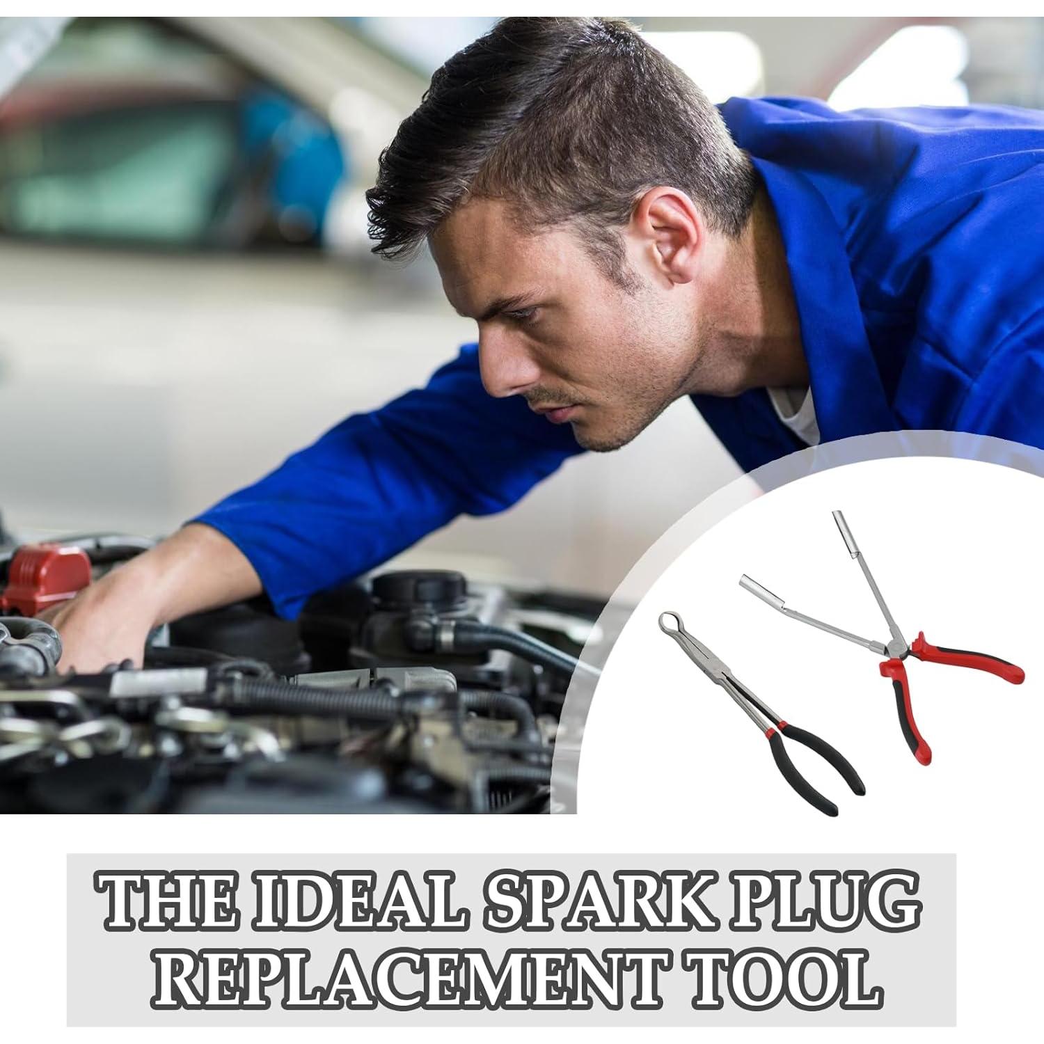 Kit de herramientas para bujías Figpade - 2 piezas, acero al carbono