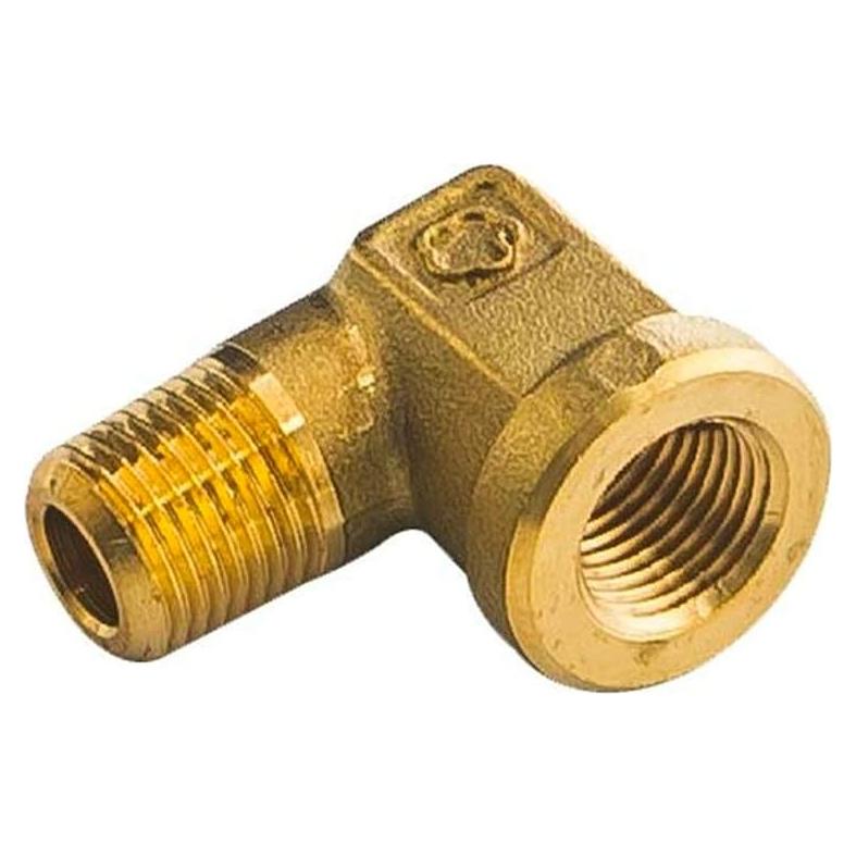 Adaptador Codo 90 Grados GlowShift 1/8 NPT Cobre Universal
