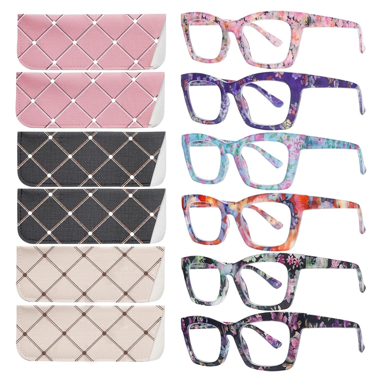 Gafas de Lectura SIGVAN 6 Pack Estilo Oprah 2.0x