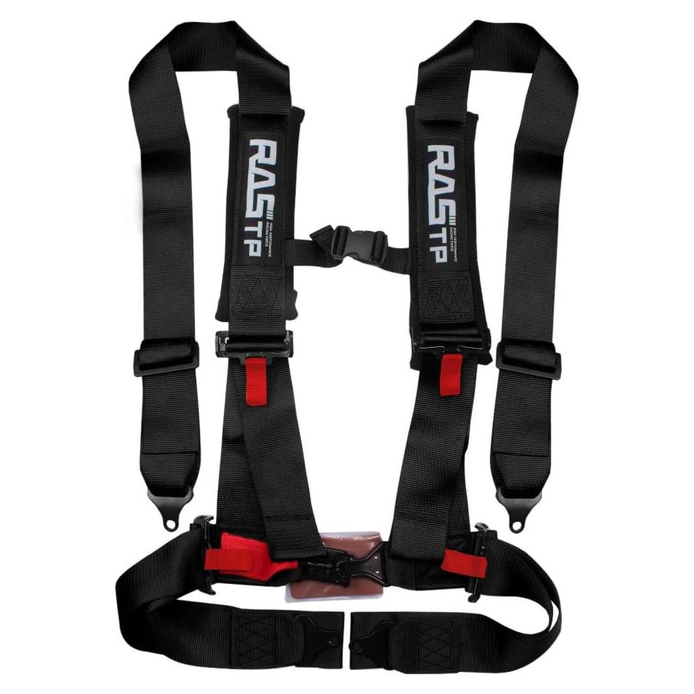 Arnés de Seguridad 4 Puntos RASTP Nylon 7.62 cm Negro