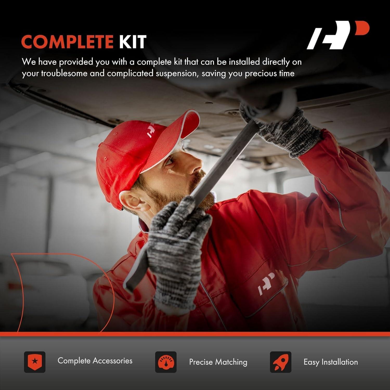 Kit de Suspensión Delantera A-Premium 8 Piezas para BMW E46