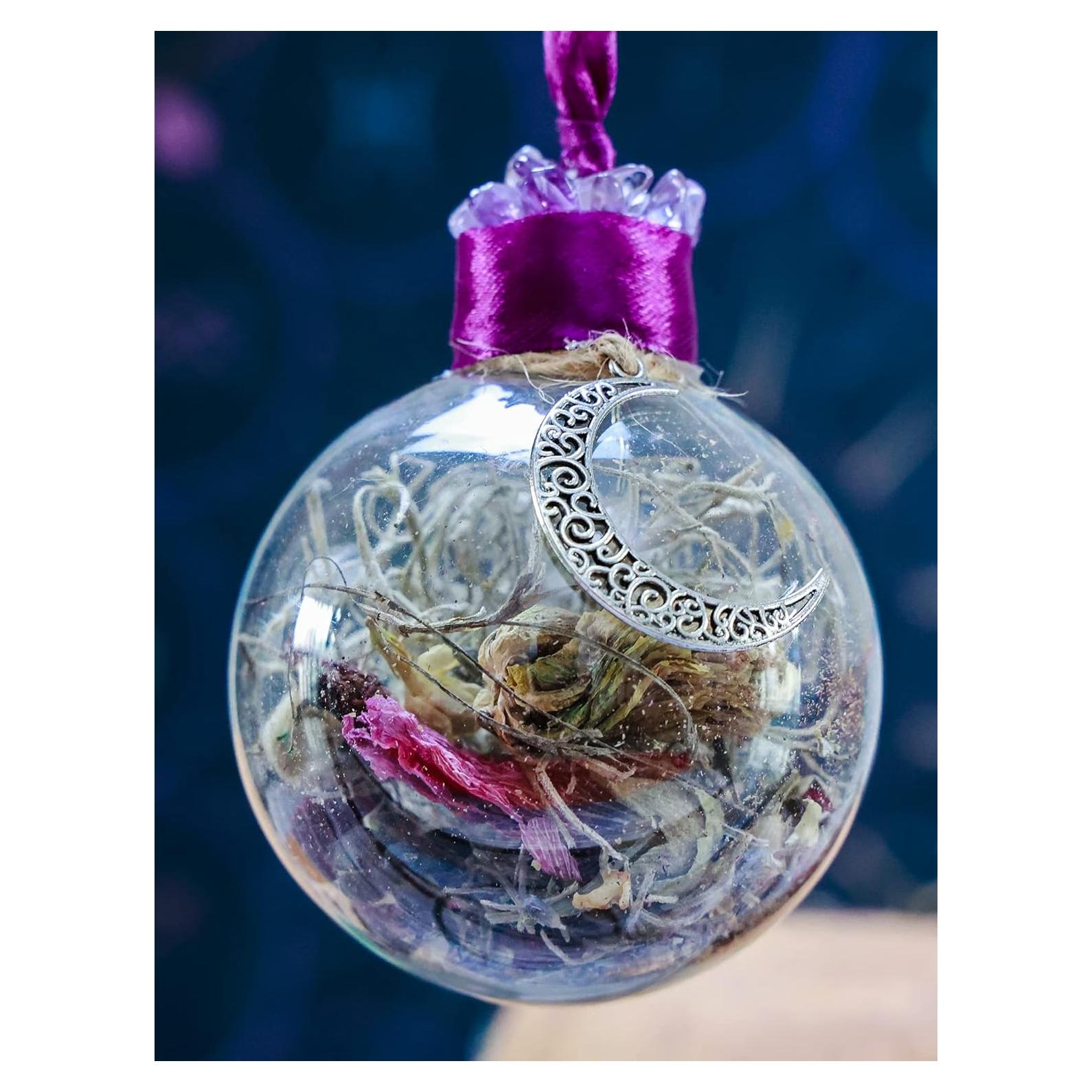 Bola de Bruja Morada Nosadi 10 cm Protección Energética