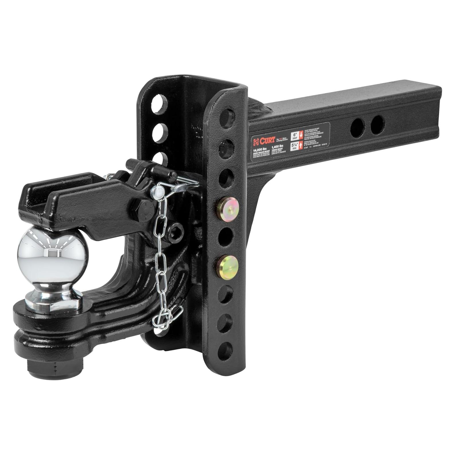 Enganche de Pintle Ajustable CURT 45907 13,000 lbs (5,897 kg)