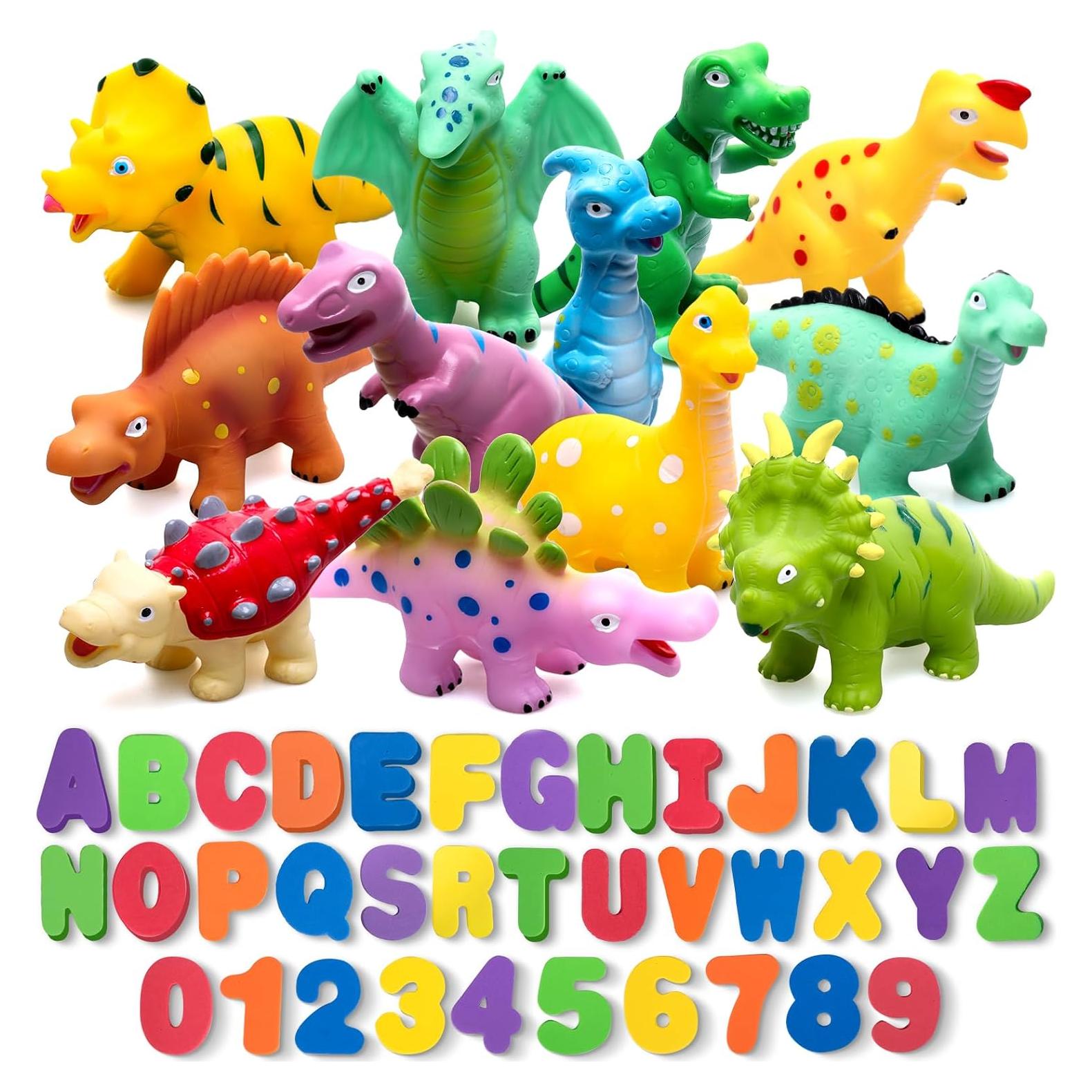 Juguetes de Baño Dinosaurios Hely Cancy 12 Piezas Sin Agujeros