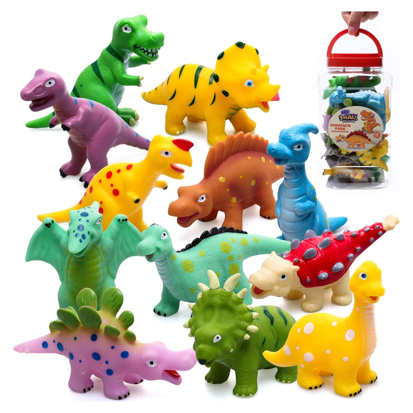 Juguetes de Baño Dinosaurios Hely Cancy 12 Piezas