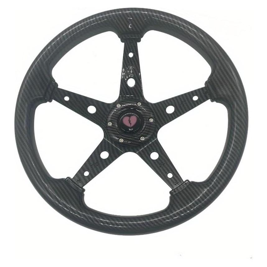 Volante Deportivo HOCSTONE 320mm Fibra de Carbono ABS