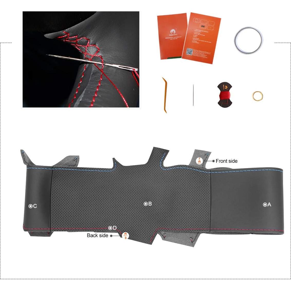 Funda de Volante MEWANT para BMW E81 E82 E87 E88 E90 E91 E92 E93