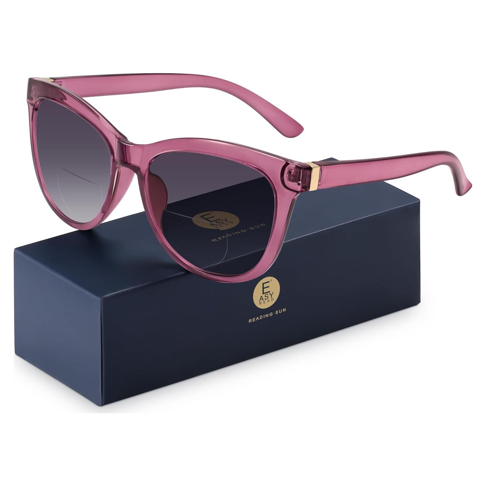 Gafas de Sol Bifocales EASY READ 2.5x UV400 Púrpura