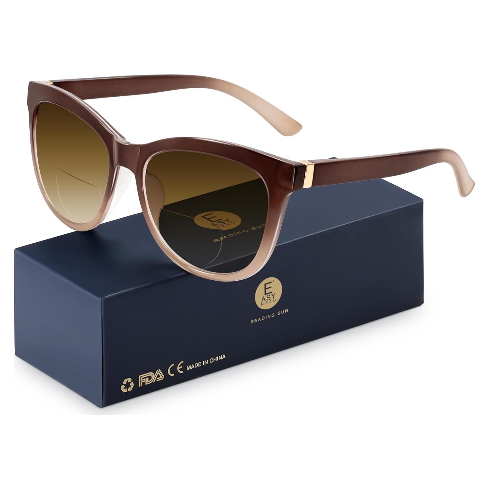 Gafas de Sol Bifocales EASY READ 2.25 UV400 Marrón