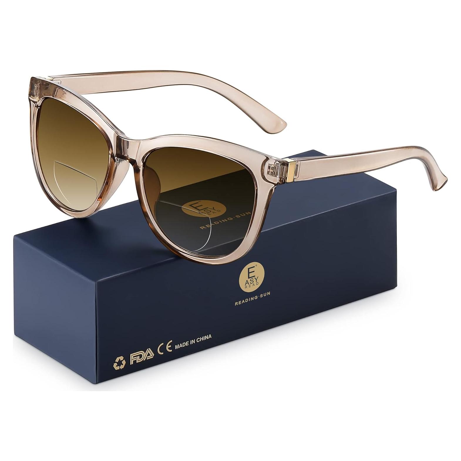 Gafas de Sol Bifocales EASY READ para Mujeres UV400 Marrón