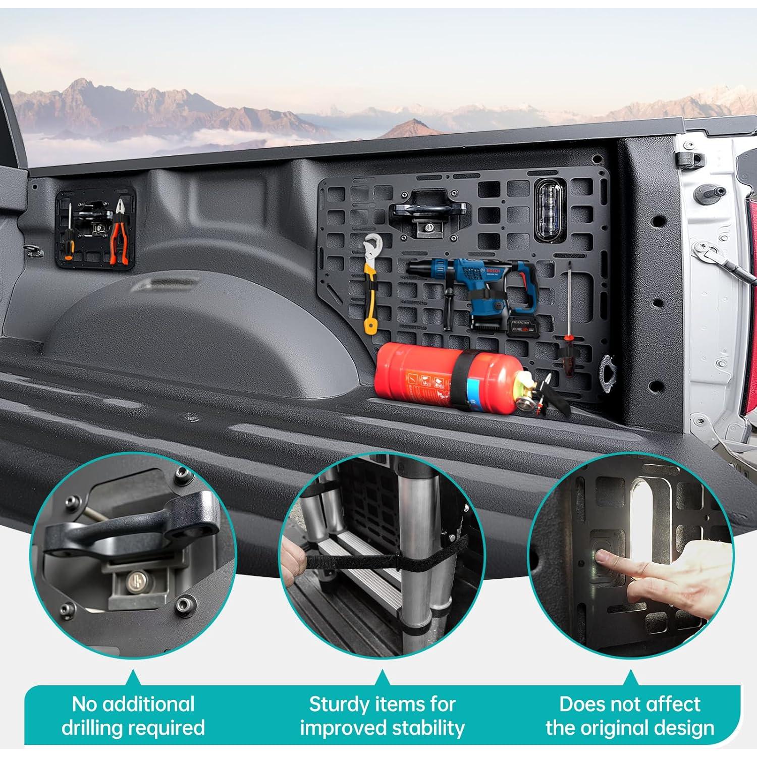 Panel Molle para Cama Lateral Ford F150 2015-2023 OUSUWO
