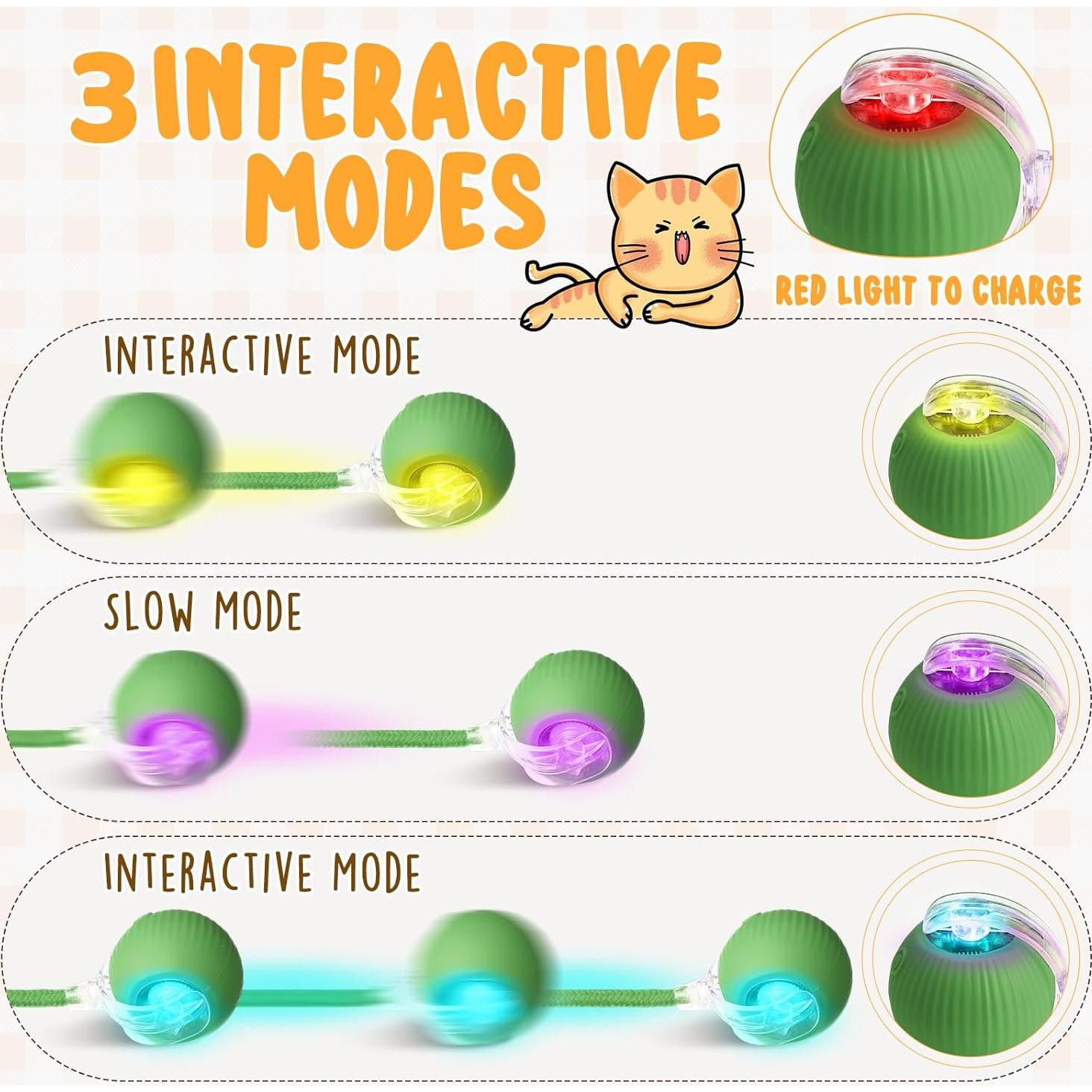 Paquete de 6 Juguetes Interactivos para Gatos WinnerWhy