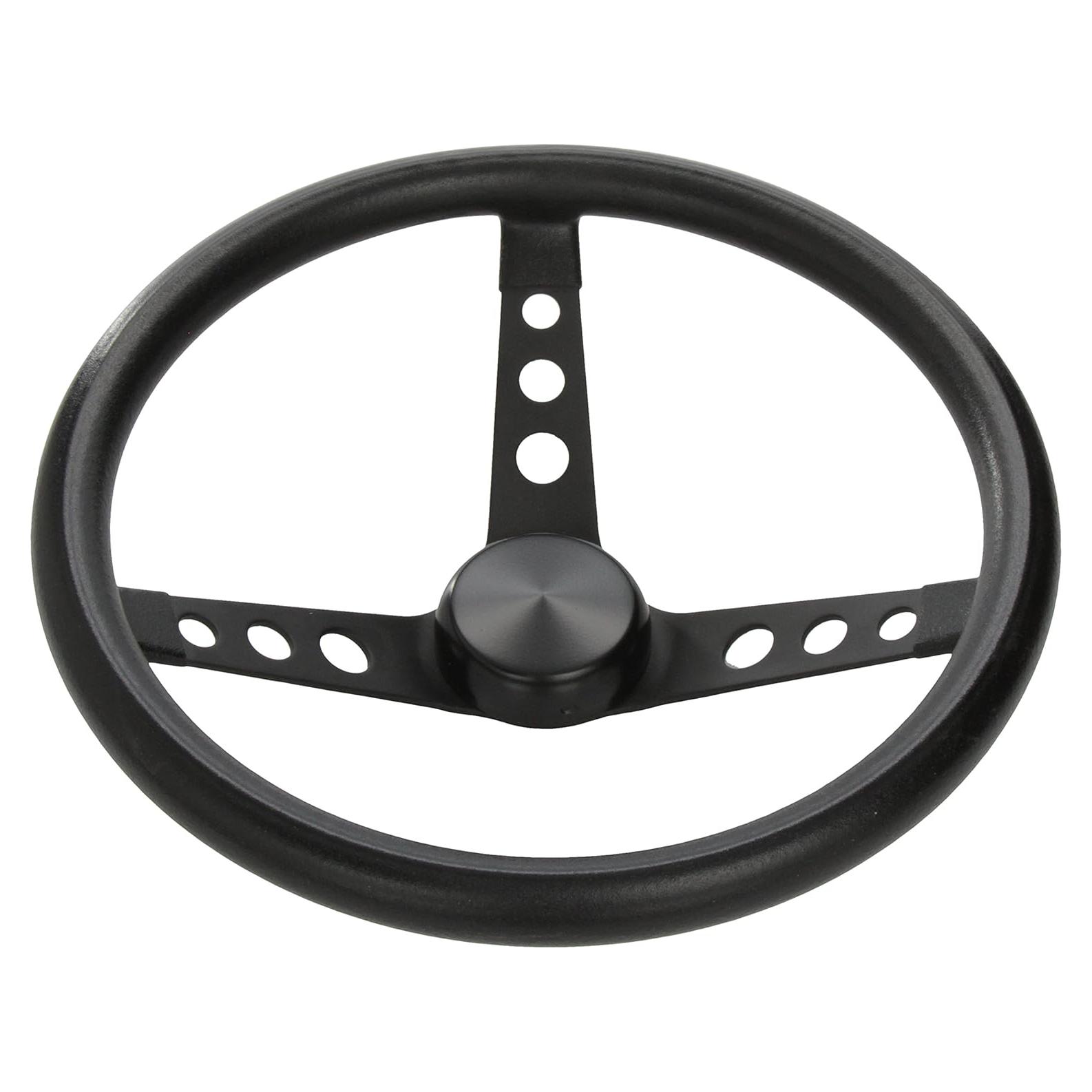 Volante Clásico Grant 338 - 34.92 cm, Vinilo Negro