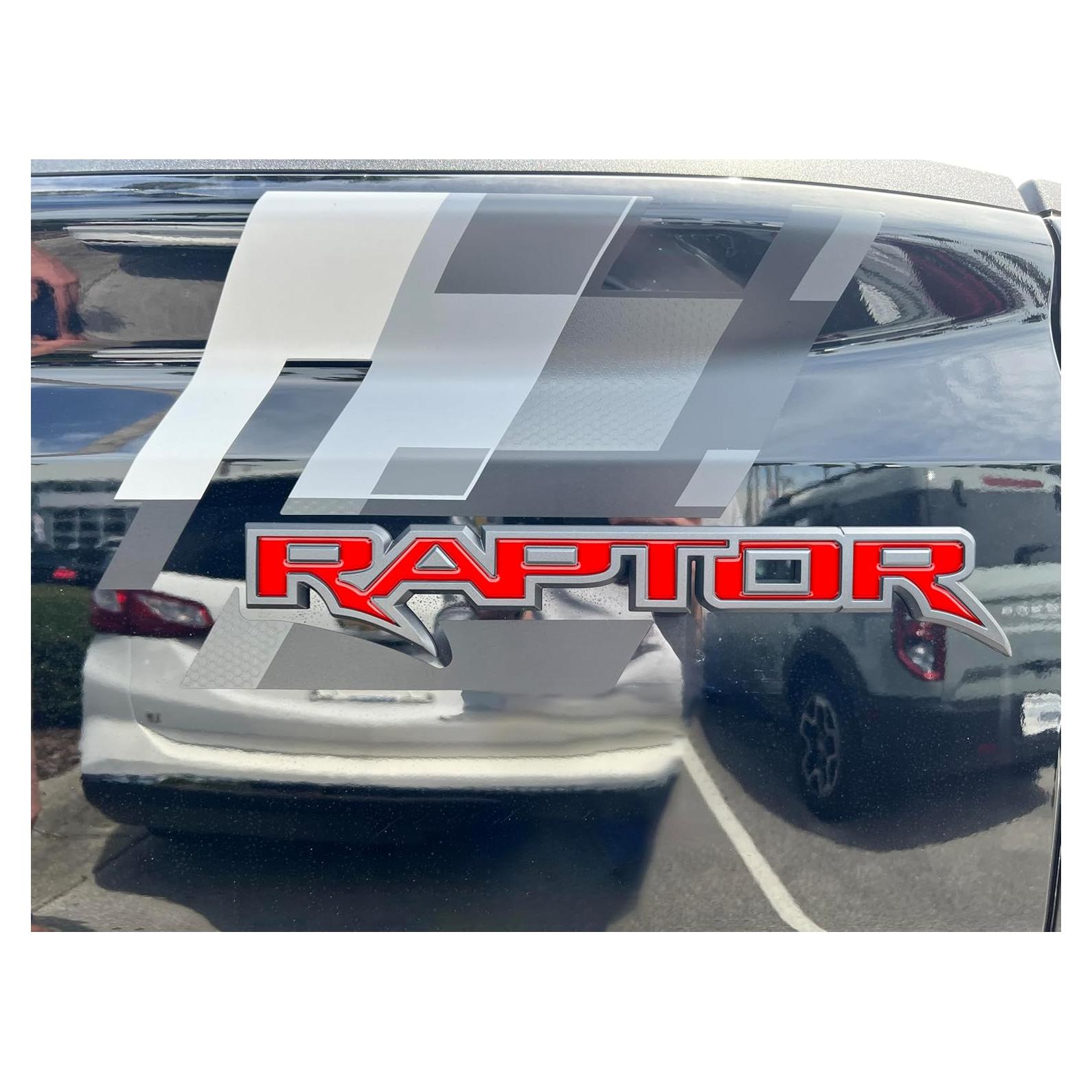 Inserts Emblema Puerta Trasera TufSkinz Ford Ranger Raptor 2024-2026