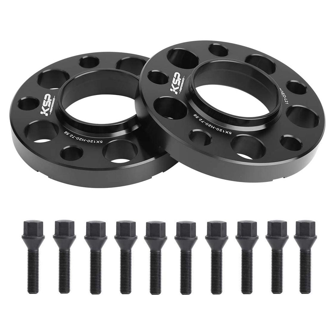 Espaciadores de Rueda KSP 5x120mm 20mm con 10 Pernos M12x1.5