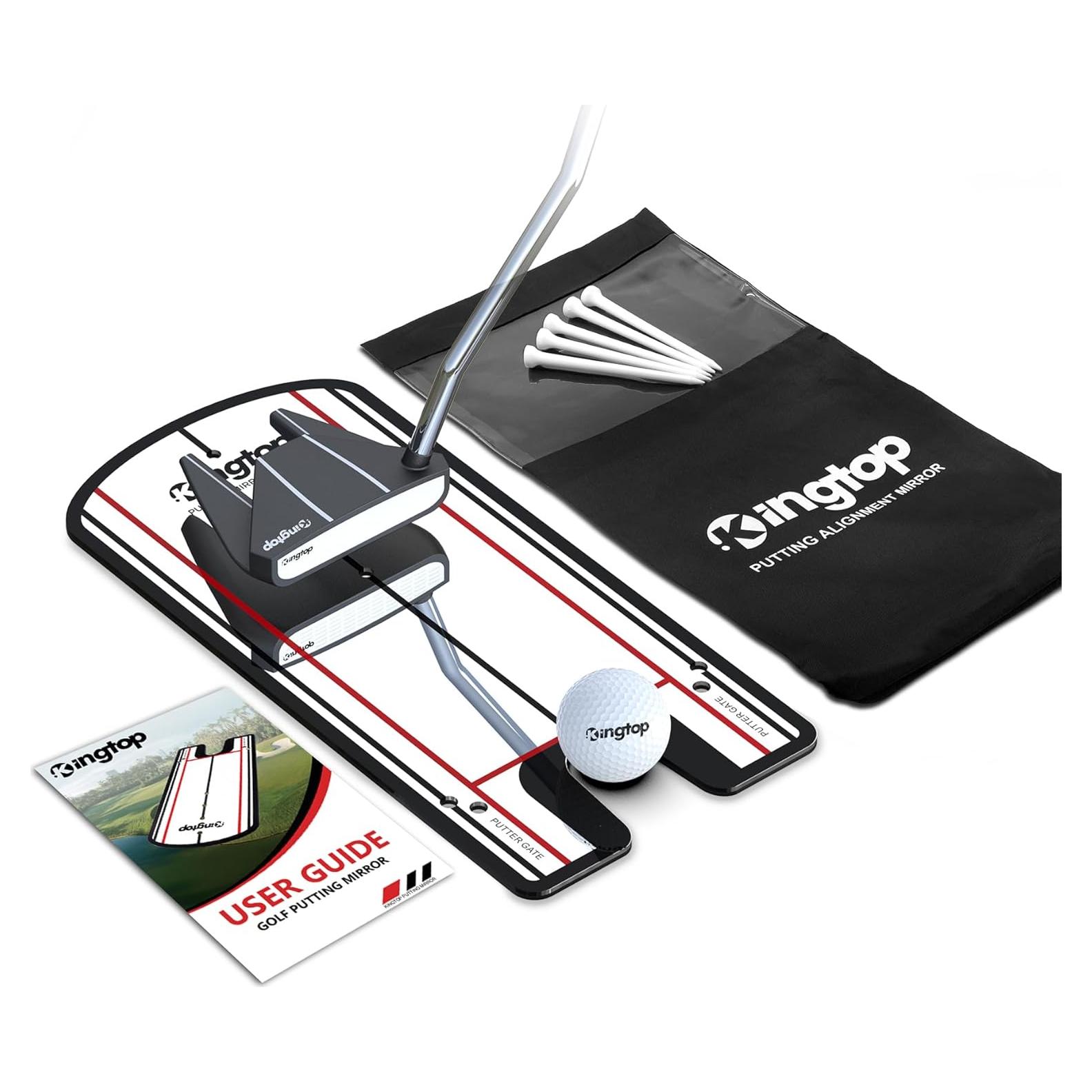 Espejo de Putting KINGTOP - Entrenamiento de Golf 30x15 cm