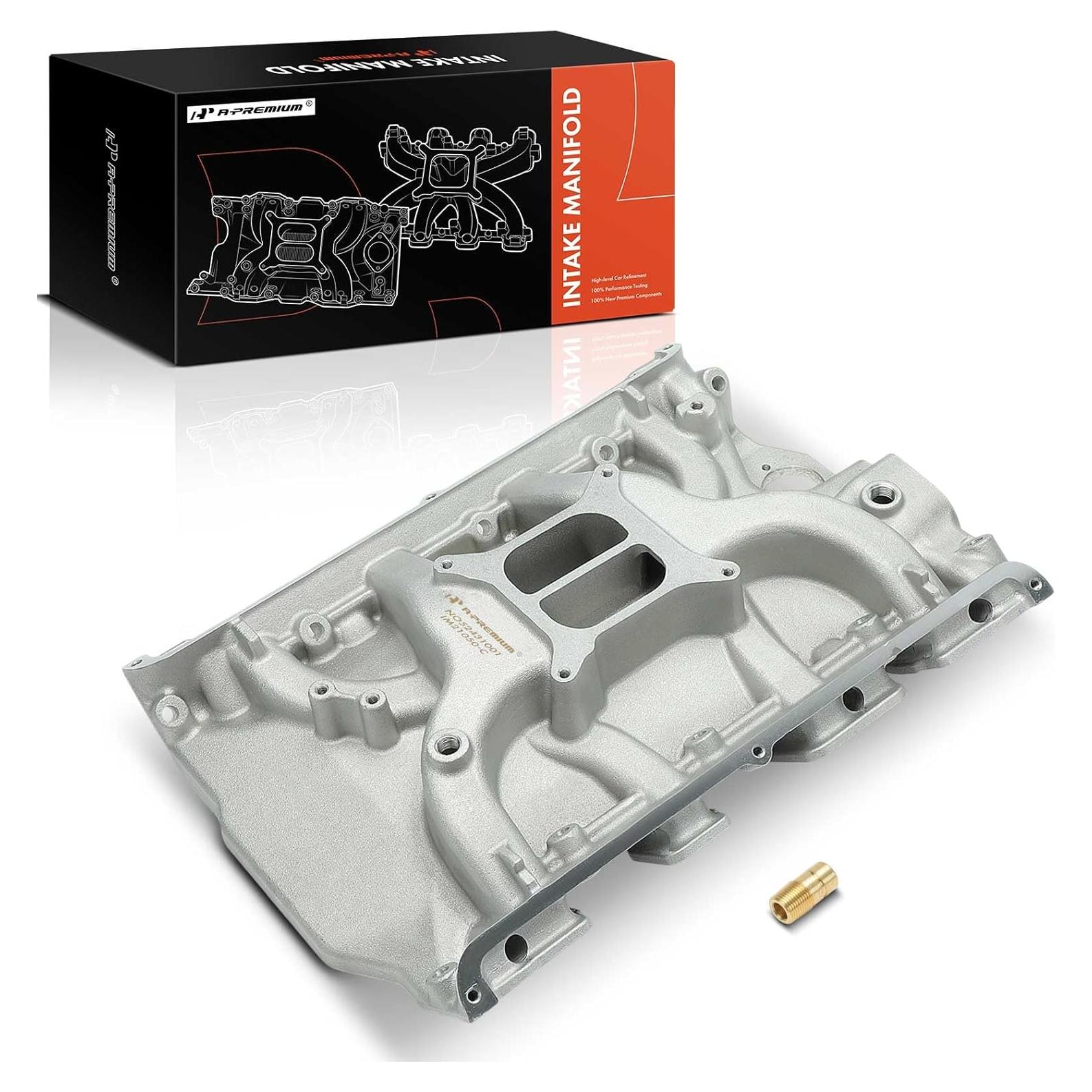 Colector de Admisión A-Premium Aluminio Doble Plano V8