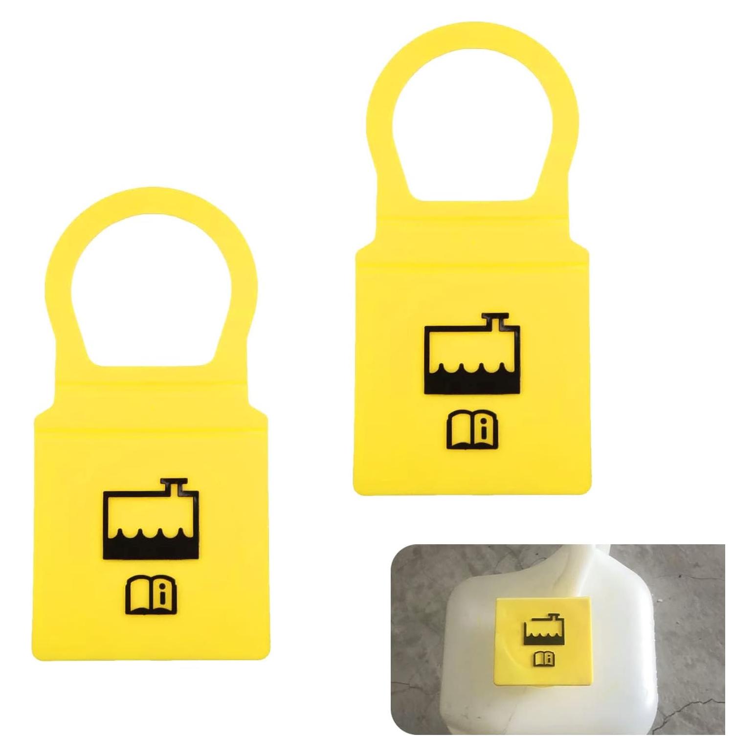 Tapa de Refrigerante HHZL-LQYFG01 Amarillo para Grand Voyager