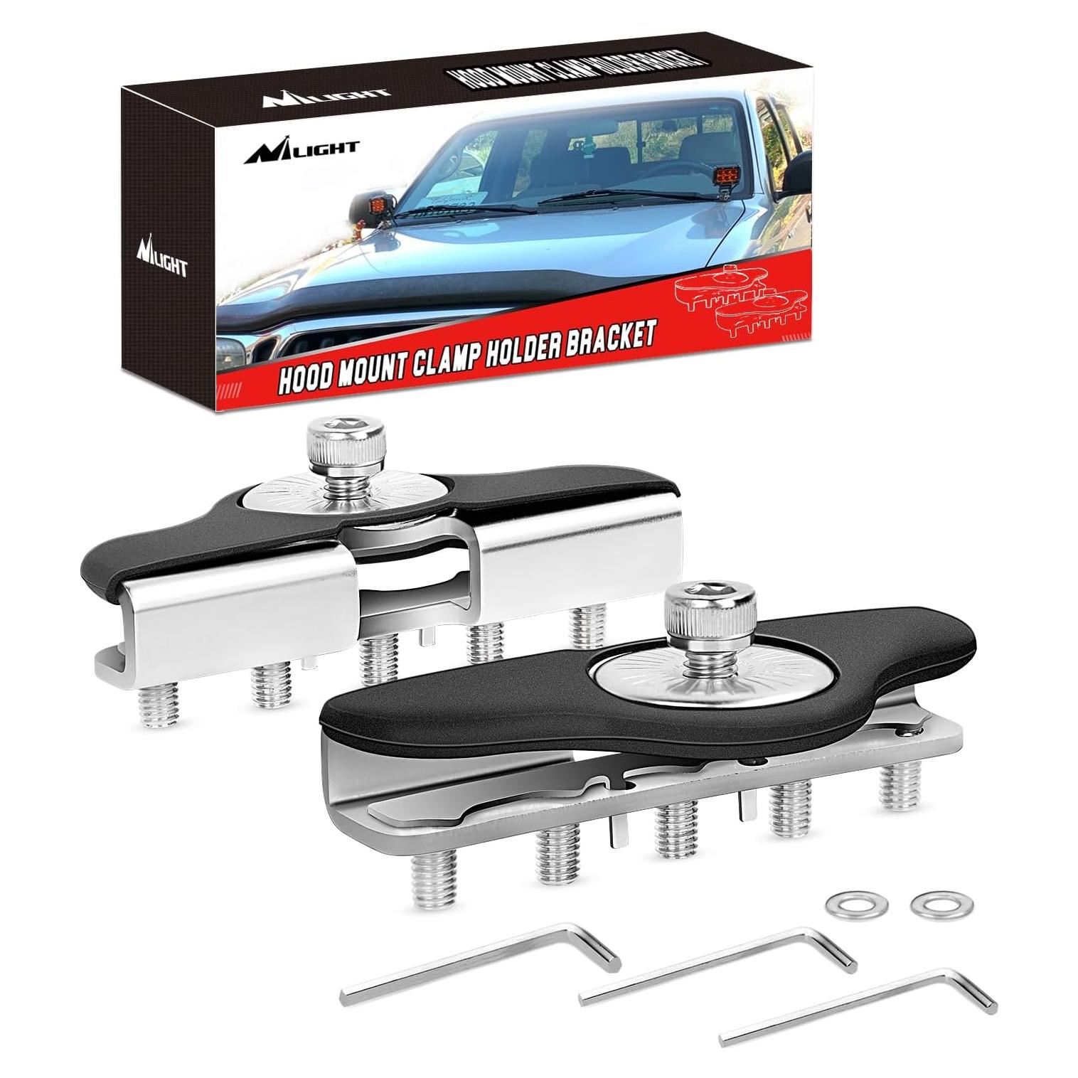 Soportes de Montaje para Luz LED Nilight 90025B - 2 Pcs