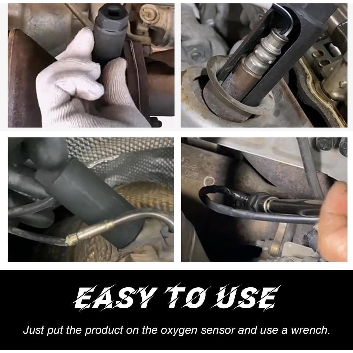 Socket de Sensor de Oxígeno Gasedin 22mm 1/2" Drive 6 Puntos