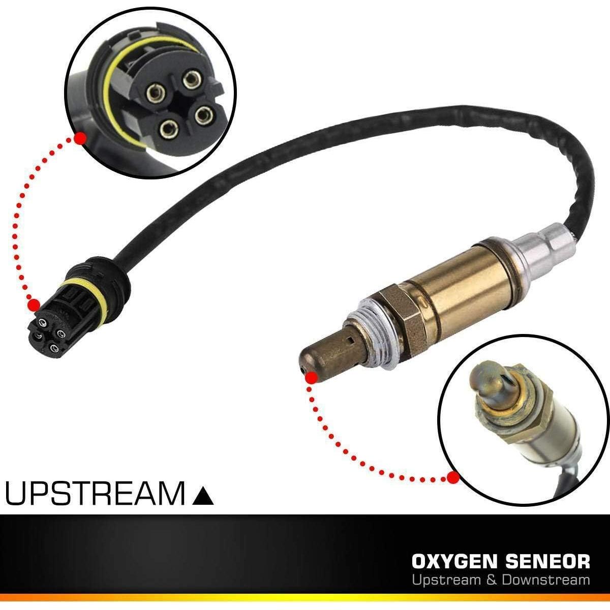 Sensores de Oxígeno YHTAUTO para BMW X3 X5 Z3 Z4 4 Piezas