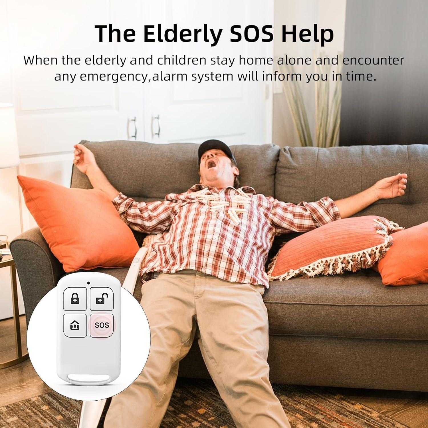 Sistema de Alarma Inteligente PGST WiFi GSM 4G Inalámbrico