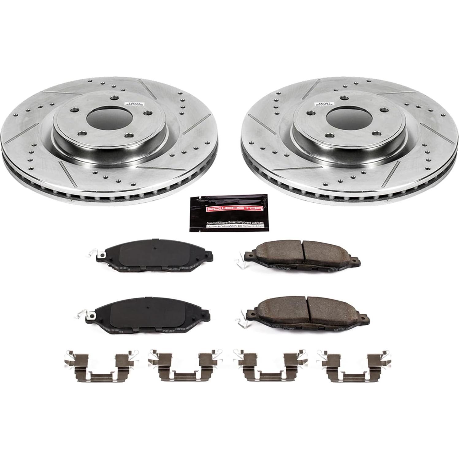 Kit de frenos Power Stop K6496 Delantero Z23 para QX60, Murano, Pathfinder