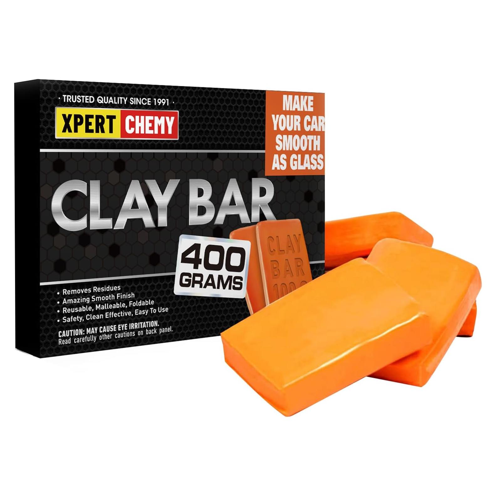 Barra de Arcilla para Automóviles XPERTCHEMY 400g Kit Limpieza