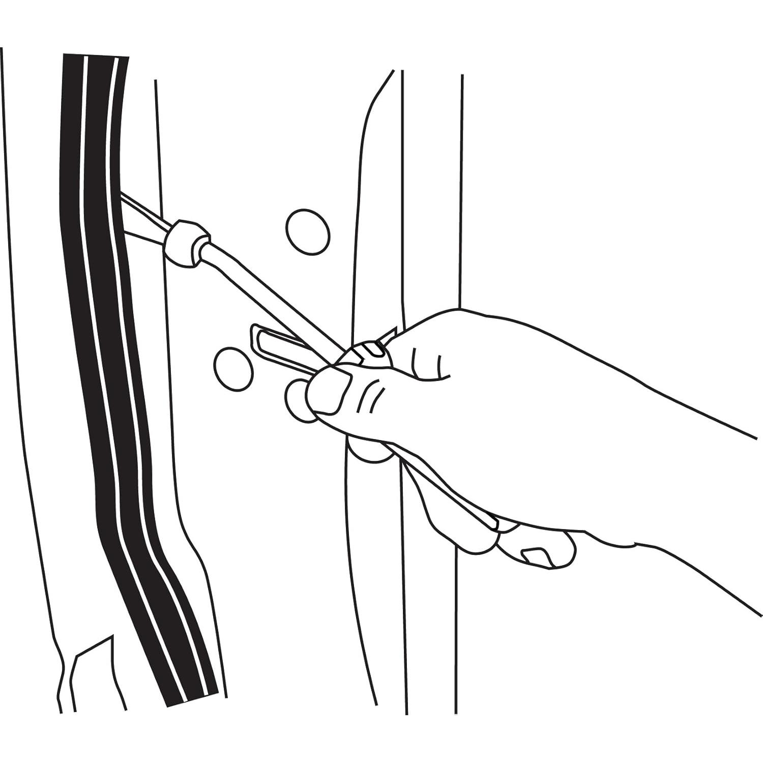 Removedor de Sujetadores de Plástico Lisle 35260 - Metal