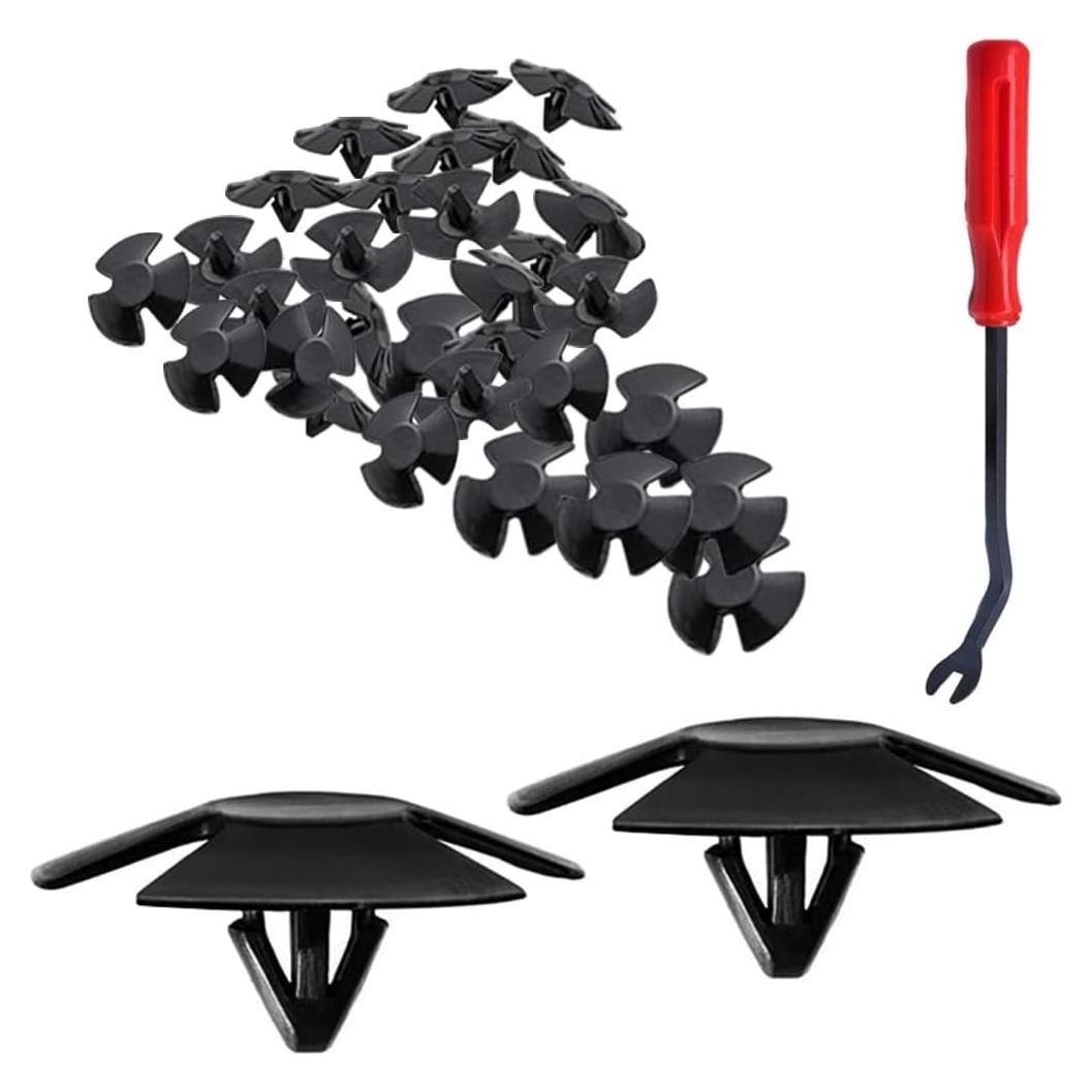 30 Clips de Retenedores de Aislamiento BELOMI para Capó Auto