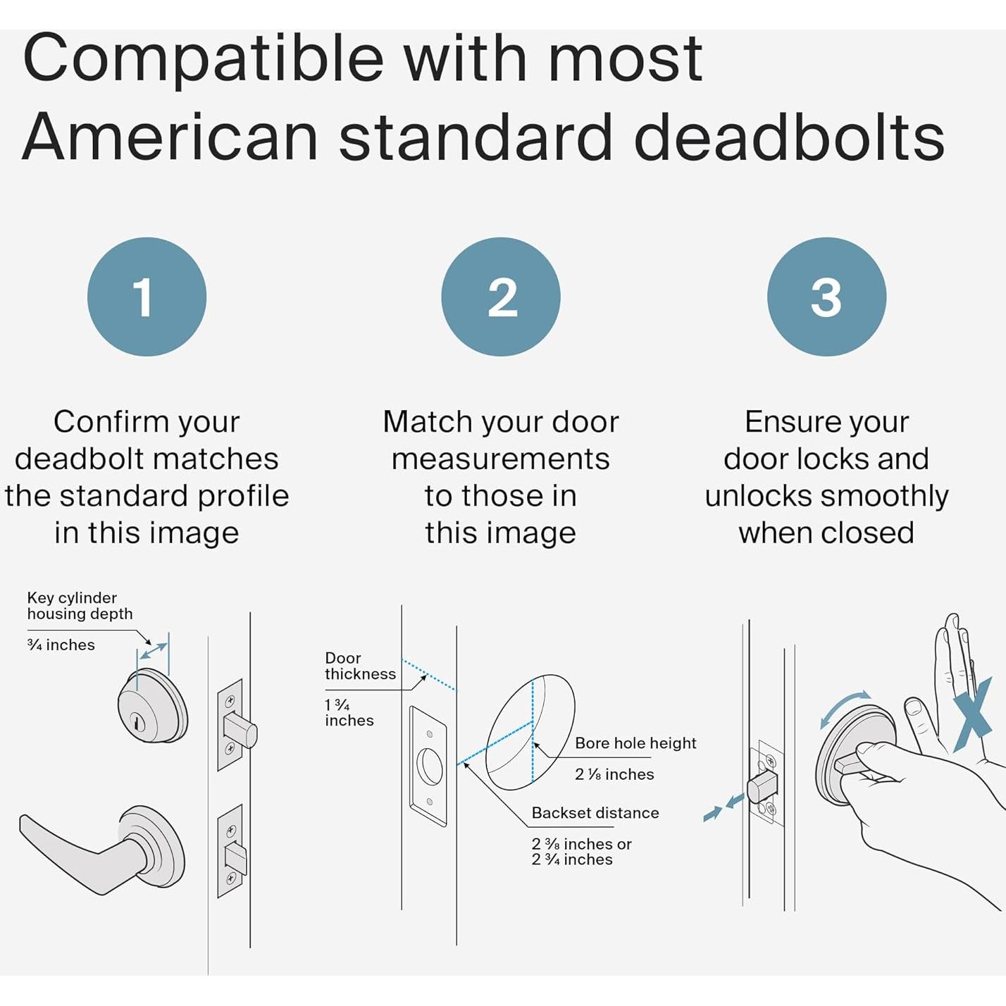 Cerradura Inteligente Level Bolt - Cromo Satinado - Perno