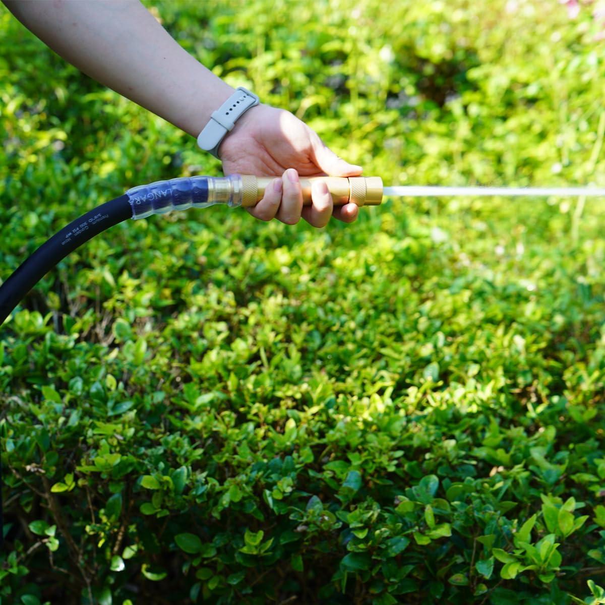 Boquilla de Manguera Ajustable LANGARA de Latón Alta Presión