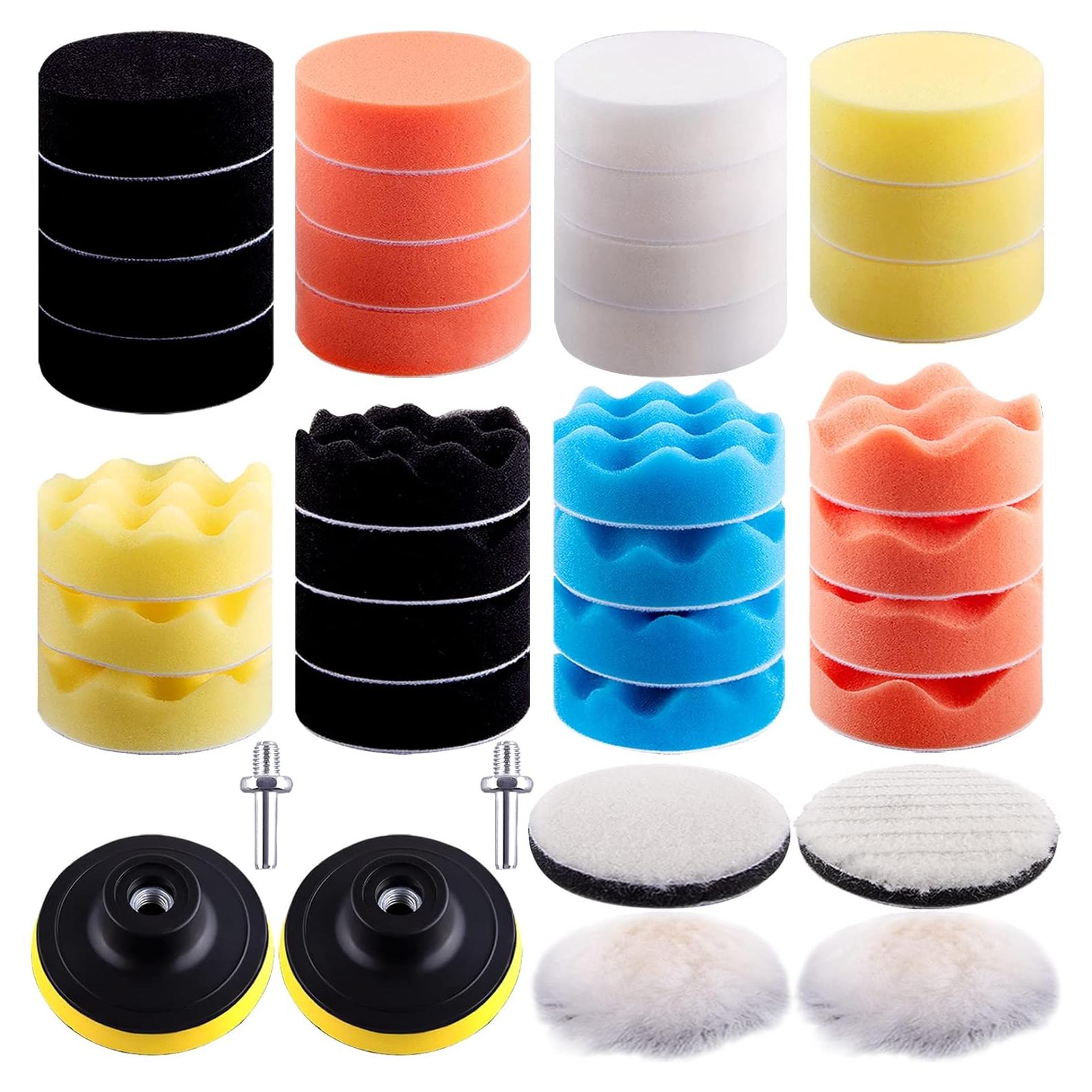 Kit de Almohadillas de Pulido SIQUK 38 Piezas 7.62 cm
