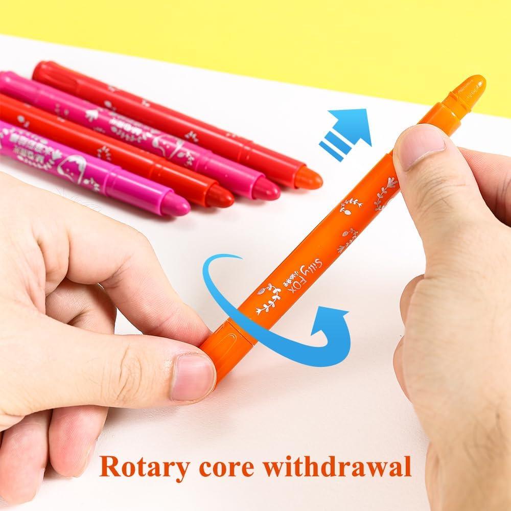 M&G Palitos de Pintura Tempera 24 Colores Lavables para Niños