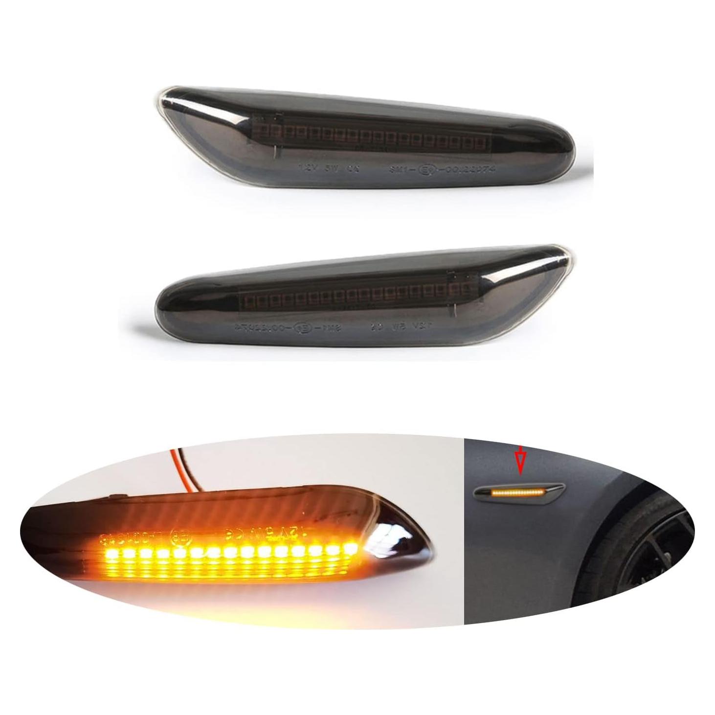 Luces de Señal de Giro LED Znakeauto Ahumadas para BMW E90 E91 E92