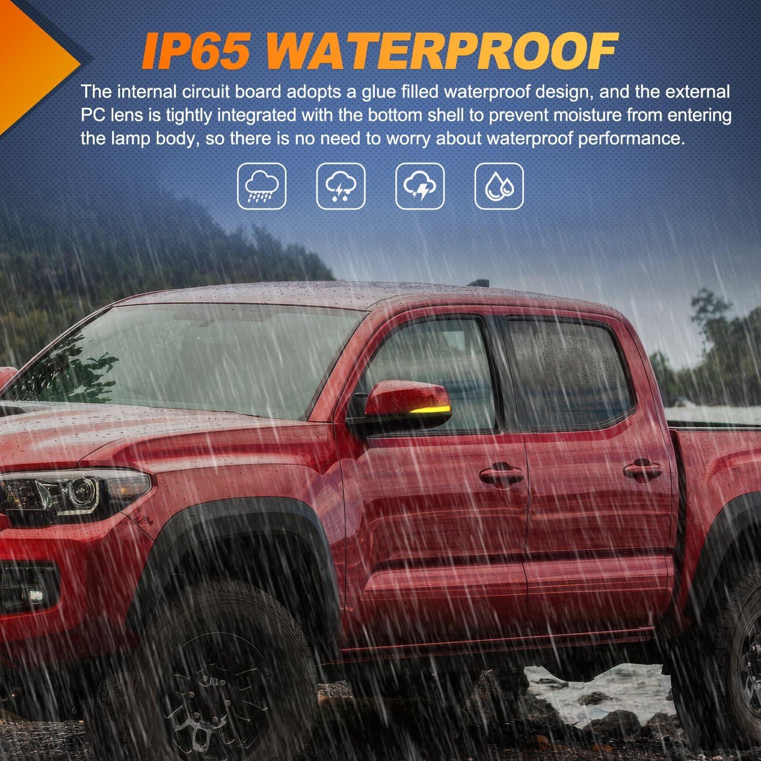 Luz de Marcador Lateral Nilight Ahumada para Toyota Tacoma/RAV4/Highlander